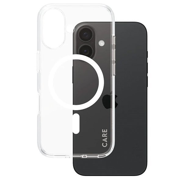 Etui CARE by PanzerGlass Flagship Case   iPhone 16 6,1&quot; biały/white MagSafe 1337