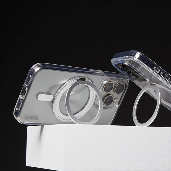 Etui CARE by PanzerGlass Feature         Kickstand Case iPhone 16 Pro Max 6,9&quot; srebrny/silver MagSafe 1328