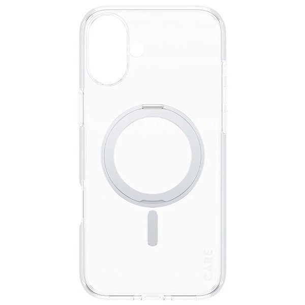 Etui CARE by PanzerGlass Feature         Kickstand Case iPhone 16 Plus 6.7&quot; srebrny/silver MagSafe 1327