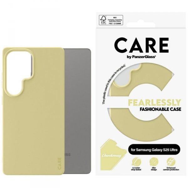 Etui CARE by PanzerGlass Fashion do      Samsung Galaxy S25 Ultra chardonnay
