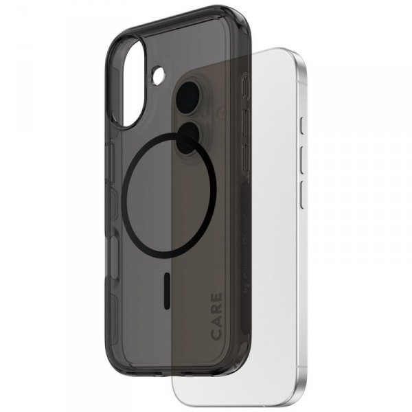 Etui CARE by PanzerGlass Flagship Urban  Explorer w. Black MagSafe do iPhone 17 dymny