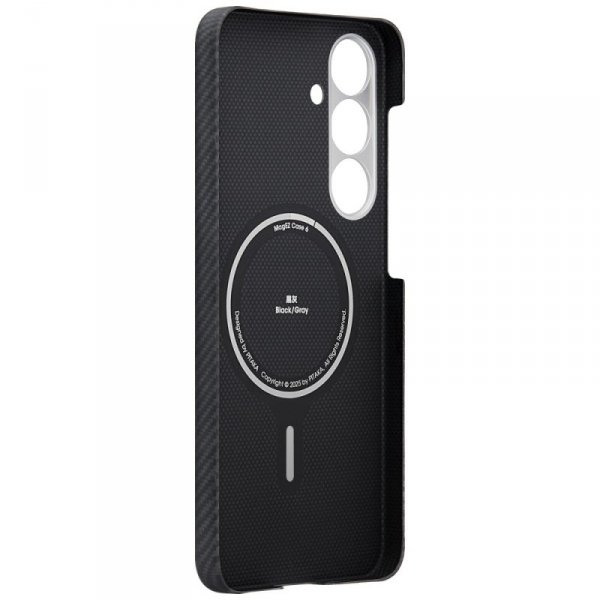 Etui PITAKA Ultra-Slim MagSafe do        Samsung Galaxy S25 czarno szary