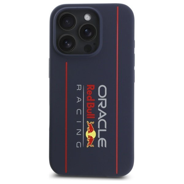 Red Bull RBHMP16X24SIOLRV iPhone 16 Pro  Max 6.9&quot; hardcase granatowy/navy Silicone Vertical Logo MagSafe