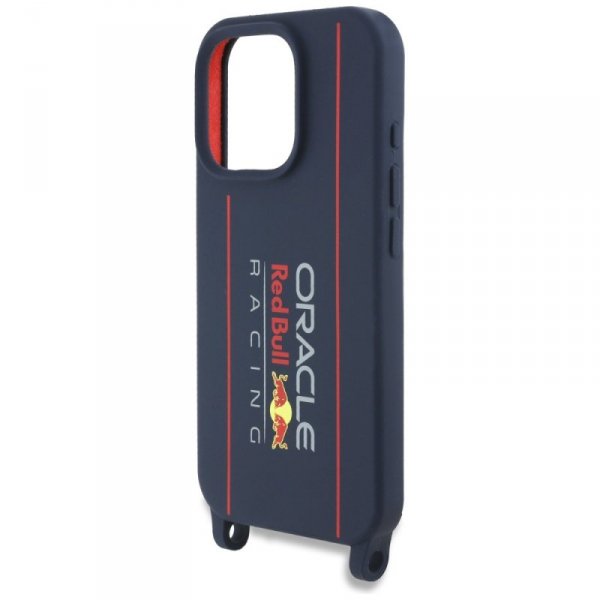 Red Bull RBHMP16X24SISOLRV iPhone 16 Pro Max 6.9" hardcase Silicone Strap and Vertical Logo MagSafe granatowy