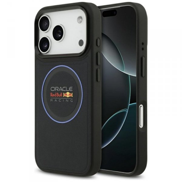 Etui Red Bull Meshed Blue Ring & Metal   Buttons MagSafe do iPhone 17 Pro granatowy