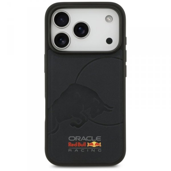 Etui Red Bull Meshed Debossed Bull       MagSafe do iPhone 17 Pro granatowy