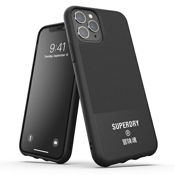 SuperDry Moulded Canvas iPhone 11 Pro Max Case czarny/black 41550