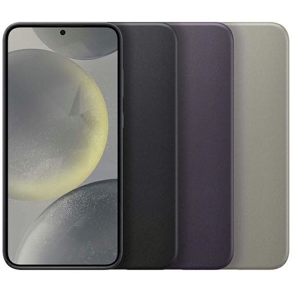 Etui Samsung GP-FPS926HCAVW S24+ S926 ciemnofioletowy/dark violet Vegan Leather Case