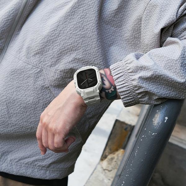 Skinarma pasek+etui Mecha 2in1 Apple     Watch 49mm granatowy/navy