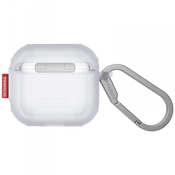 Etui Skinarma Mecha CE do AirPods 4      frost