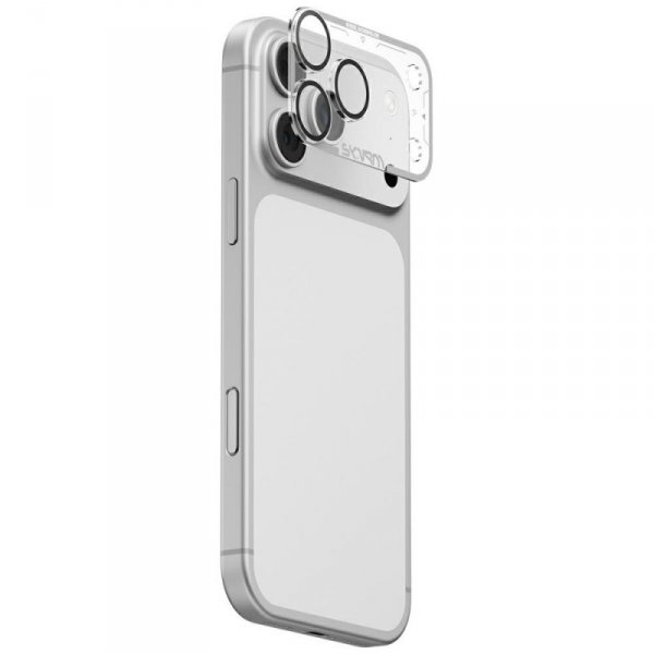 Szkło na obiektyw aparatu Skinarma Magma Full Matte do iPhone 17 Pro Max szary
