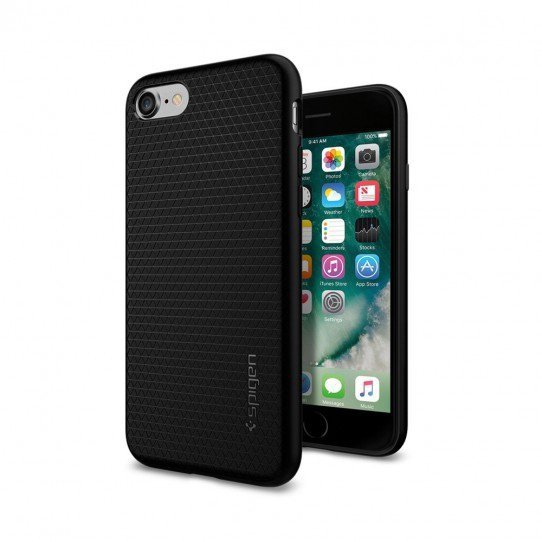 Spigen Liquid Air iPhone 7/8/SE2020 / SE 2022 czarny/black 042CS20511