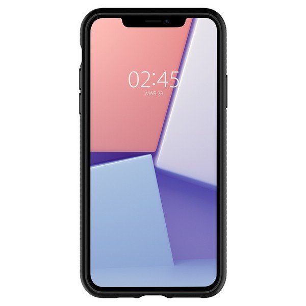 Spigen Liquid Air iPhone 11 czarny black 076CS27184