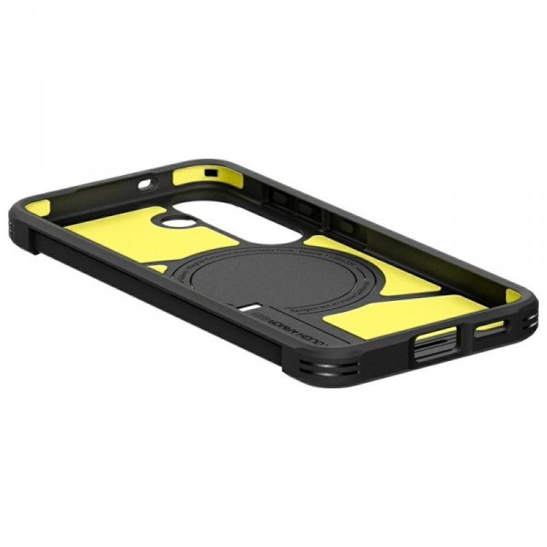 Etui Spigen Tough Armor MagSafe do       Samsung Galaxy S25 czarny