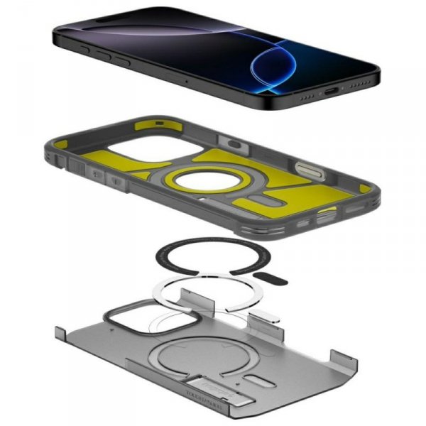 Etui Spigen Tough Armor MAG do iPhone 16 Pro czarny