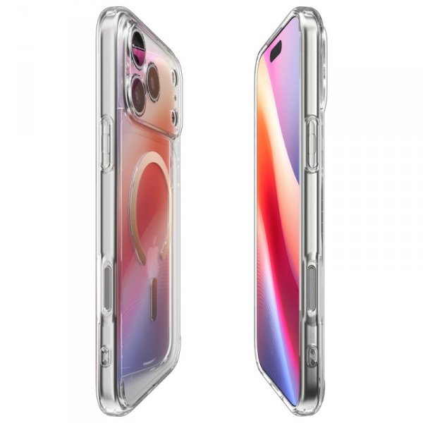 Etui Spigen Ultra Hybrid Mag MagSafe do  iPhone 17 Pro Max złoty