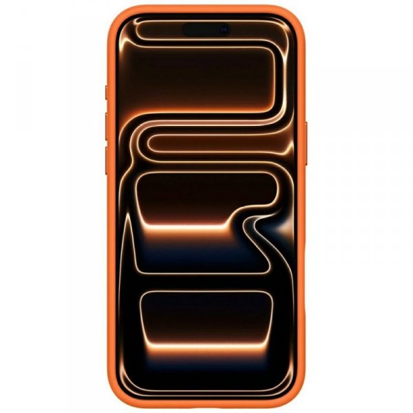 Etui Spigen Silicone Fit MAG MagSafe do  iPhone 17 Pro pomarańczowy