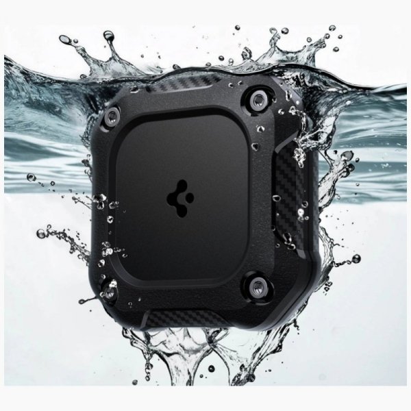 Etui Spigen Tough Armor do Apple AirTag  1/2 4 szt czarny