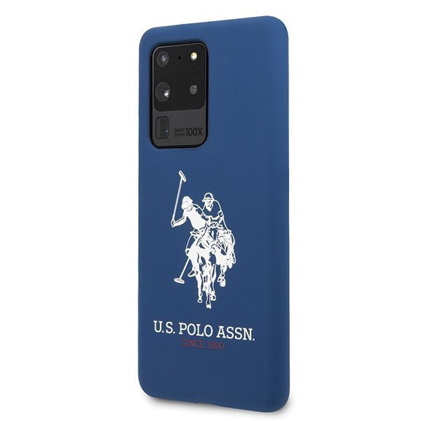 US Polo USHCS69SLHRNV S20 Ultra G988granatowy/navy Silicone Collection