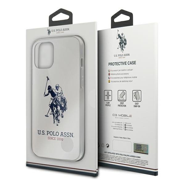 US Polo USHCP12LTPUHRWH iPhone 12 Pro Max 6,7&quot; biały/white Shiny Big Logo