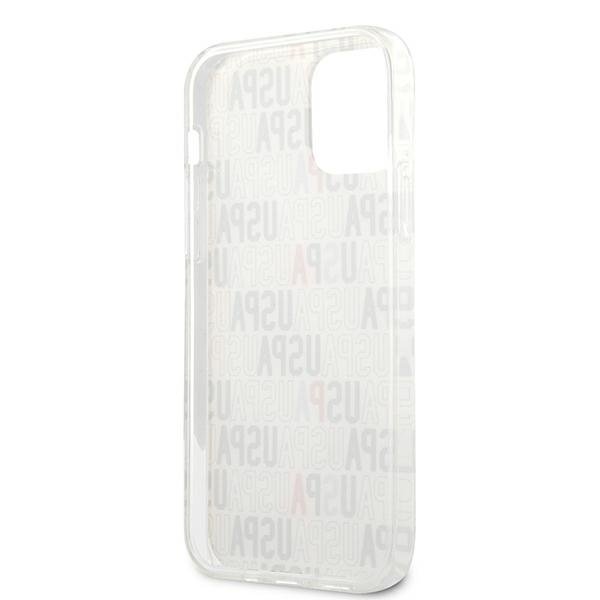US Polo USHCP12LPCUSPA6 iPhone12 Pro Max 6,7&quot; biały/white Logo Mania Collection
