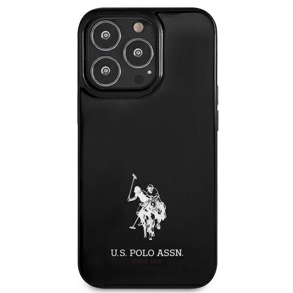 US Polo USHCP13LUMHK iPhone 13 Pro / 13 6,1&quot; czarny/black hardcase Horses Logo