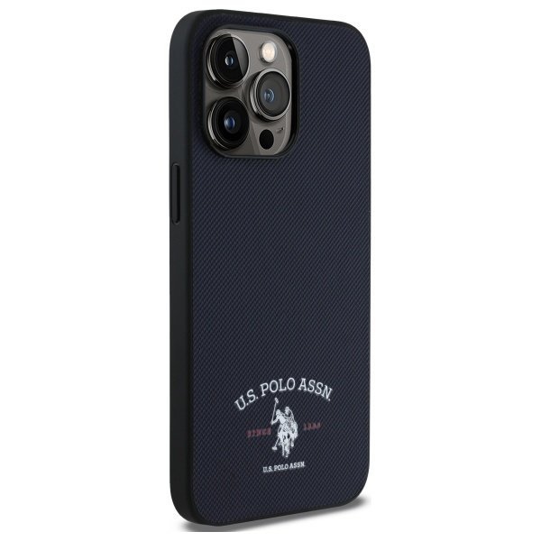 US Polo USHCP15XPARV iPhone 15 Pro Max   6,7&quot; granatowy/navy Printed DH Logo