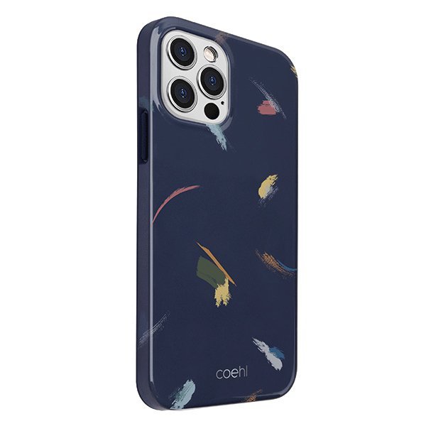 UNIQ etui Coehl Reverie iPhone 12/12 Pro6,1&quot; niebieski/prussian blue