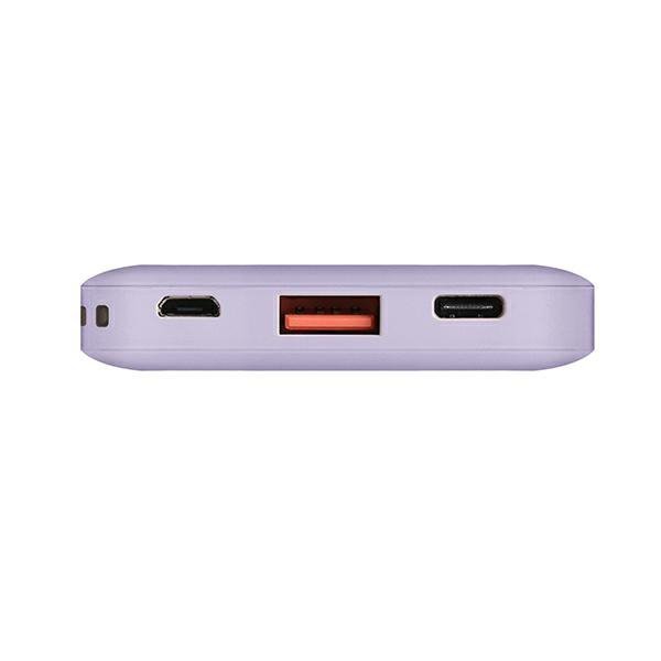 UNIQ Powerbank Fuele mini 8000mAh USB-C 18W PD Fast charge lawendowy/lavender