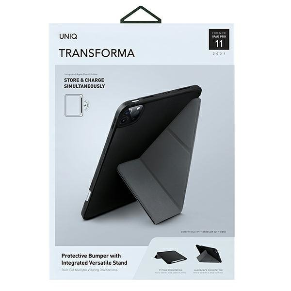 UNIQ etui Transforma iPad Pro 11&quot; (2021) Antimicrobial czarny/ebony black