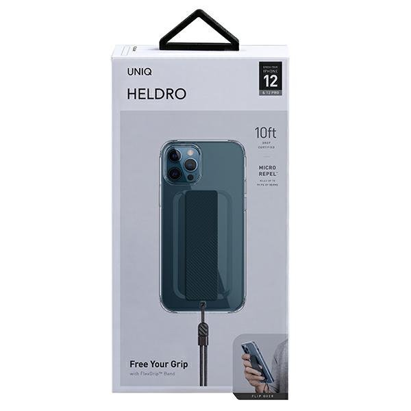 UNIQ etui Heldro iPhone 12/12 Pro 6,1&quot;przezroczysty/clear Antimicrobial