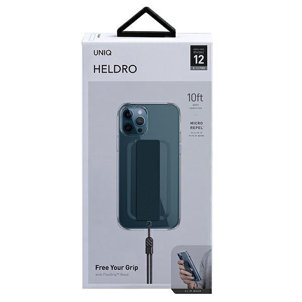 UNIQ etui Heldro iPhone 12/12 Pro 6,1&quot; przezroczysty/clear Antimicrobial