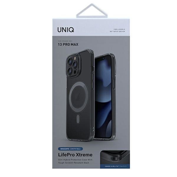 UNIQ etui LifePro Xtreme iPhone 13 ProMax 6,7&quot; magsafe dymny/smoke