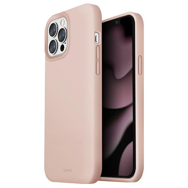UNIQ etui Lino iPhone 13 Pro / 13 6,1&quot; różowy/blush pink