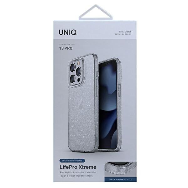 UNIQ etui LifePro Xtreme iPhone 13 Pro / 13 6,1&quot; przezroczysty/tinsel lucent