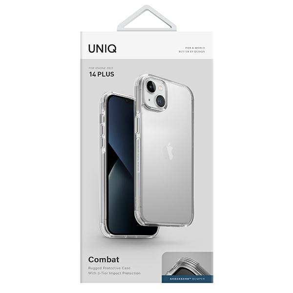UNIQ etui Combat iPhone 14 Plus / 15 Plus 6.7&quot; przeźroczysty/crystal clear