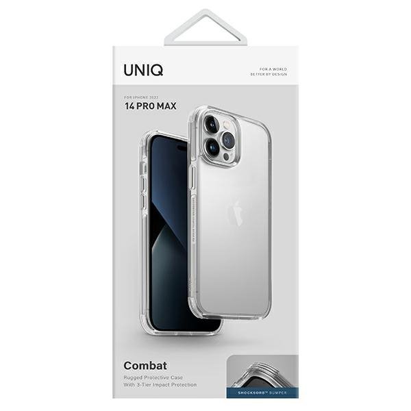 UNIQ etui Combat iPhone 14 Pro Max6,7&quot; przeźroczysty/ Crystal clear