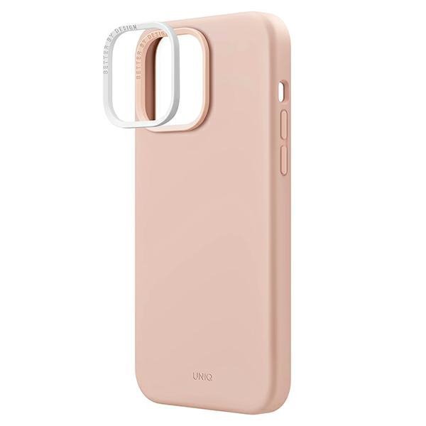 UNIQ etui Lino iPhone 14 Pro Max 6,7&quot;różowy/pink blush