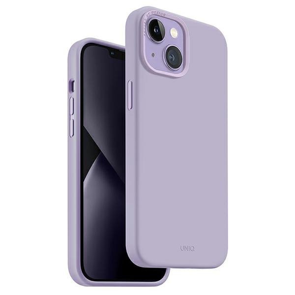 UNIQ etui Lino iPhone 14 Plus / 15 Plus6.7&quot; lilak/lilac lavender