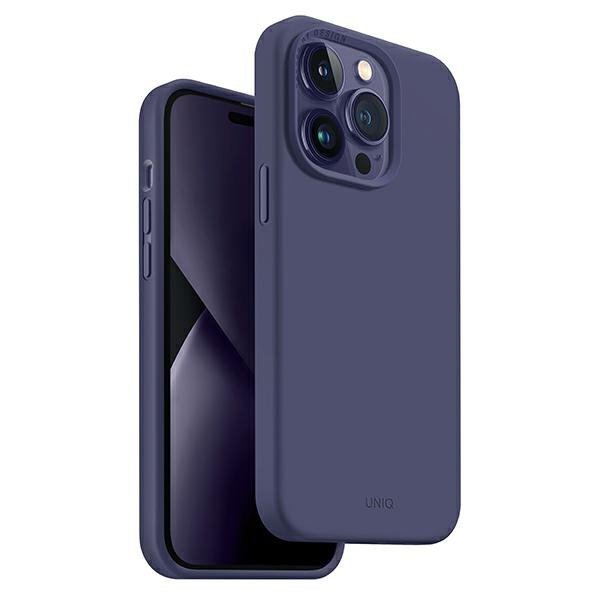 UNIQ etui Lino iPhone 14 Pro Max 6,7&quot;purpurowy/purple fig