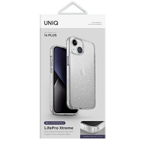 UNIQ etui LifePro Xtreme iPhone 14 Plus / 15 Plus 6.7&quot; przezroczysty/tinsel lucent