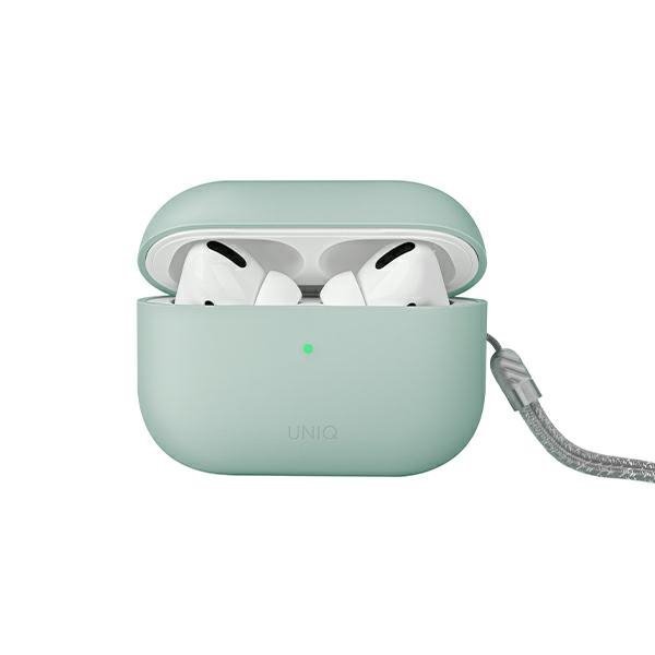 UNIQ etui Lino AirPods Pro 2 genSilicone (2022/2023) miętowy/mint green