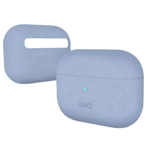 UNIQ etui Lino AirPods ProSilicone błękitny/arctic blue