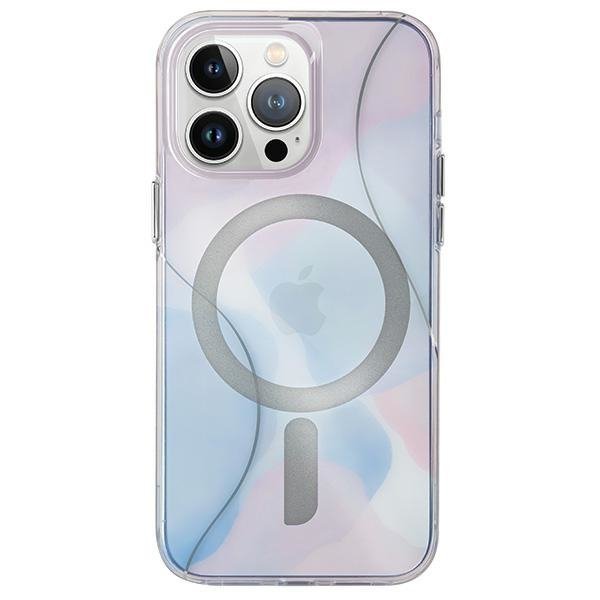 UNIQ etui Coehl Palette iPhone 15 Pro 6.1&quot; Magnetic Charging niebieski/dusk blue
