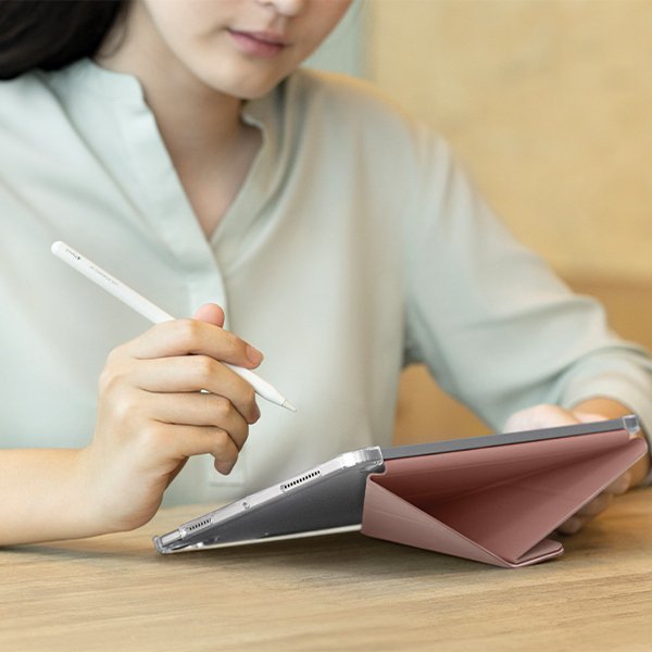 UNIQ etui Camden Click iPad Air 11&quot;      (2024/2025) / iPad Air 10.9&quot; (2022/2020) różowy/blush pink