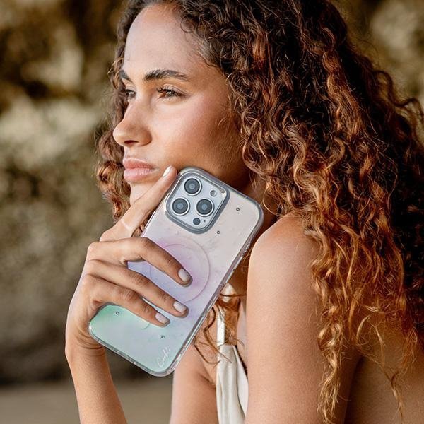 UNIQ etui Coehl Celest iPhone 16 Pro Max 6.9&quot; Magnetic Charging opal/iridescent