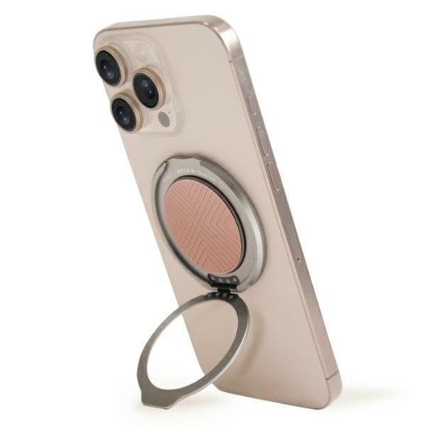 UNIQ Gripfit 360 Magnetic                Mount&Kickstand Uchwyt Magnetyczny różowy/blush pink