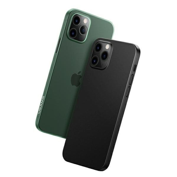 USAMS Etui Gentle iPhone 12 mini 5,4&quot;zielony/transparent green IP12QR03 (US-BH608)