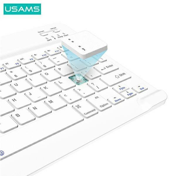 USAMS Etui Winro z klawiaturą iPad Pro 11&quot; fioletowe etui-biała klawiatura/purple cover-white keyboard IP011YRXX03 (US-BH645)