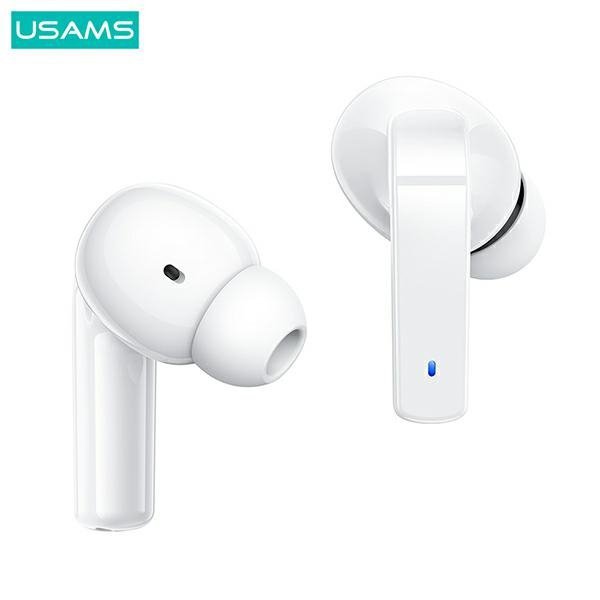 USAMS Słuchawki Bluetooth 5.0 TWS LY series ANC bezprzewodowe biały/white BHULY06